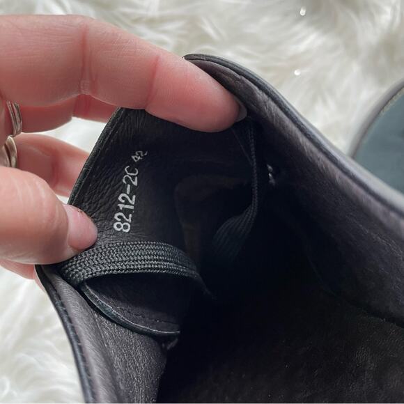 Hermes | Men’s Black Nubuck Suede Leather Derby Shoe Lace-Up Classic Daily Flats - Picture 3 of 10